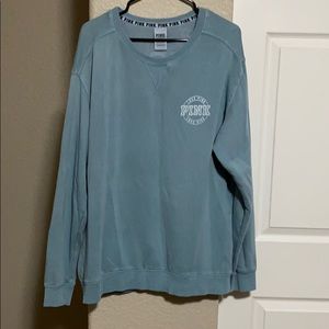 PINK Victoria’s Secret Light Blue Crewneck Sweatshirt Size L